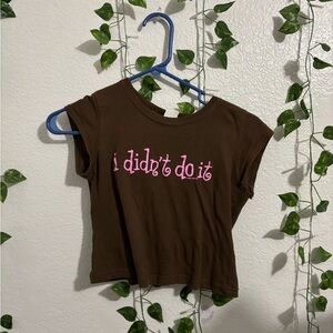 Y2k baby tee